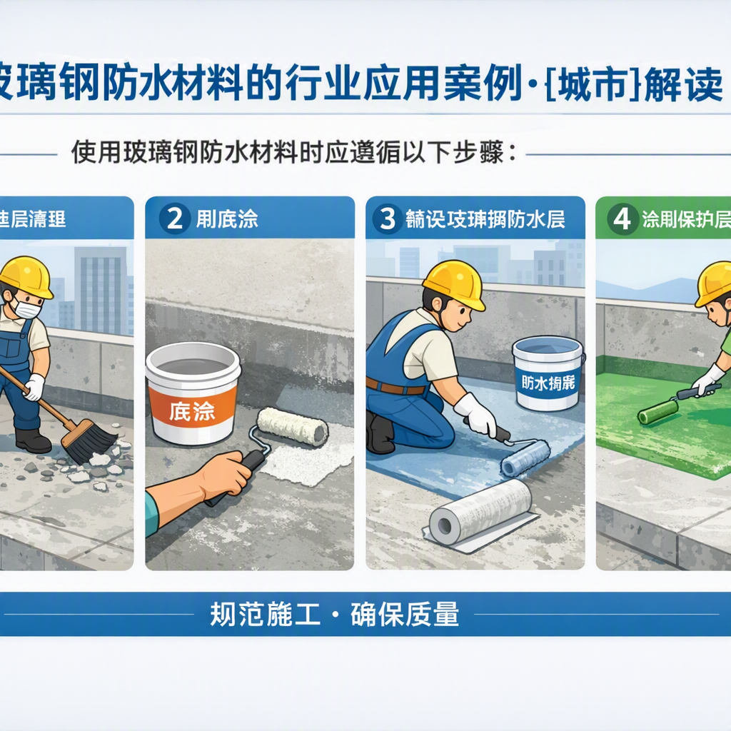 玻璃钢防水材料的行业应用案例,阳泉解读