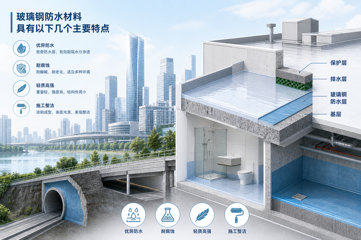 2023年玻璃钢防水材料市场趋势分析,关注 阳泉 发展